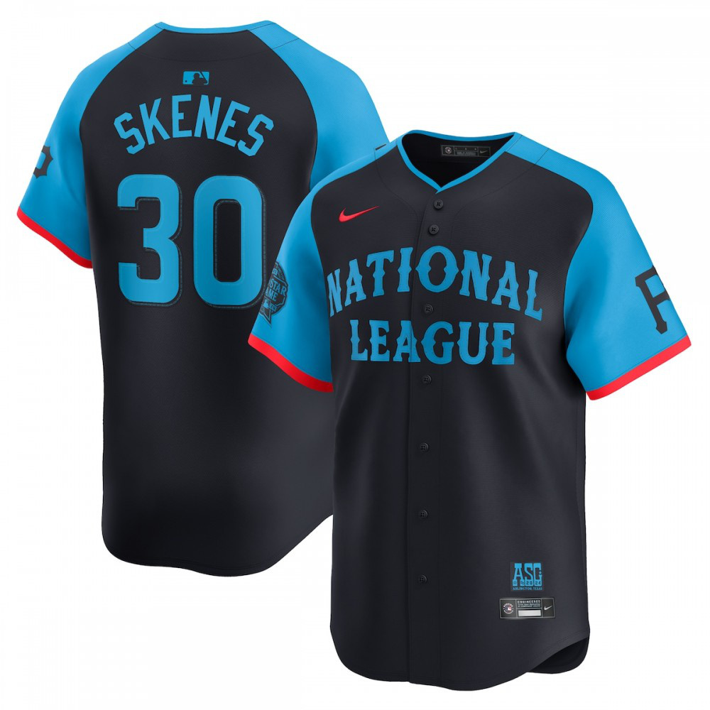 Paul Skenes National League 2024 MLB All-Star Game Limited Player Jersey - Navy-Pro Kit Vault | Brand New 26/27 Sports Jerseys
